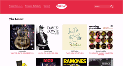 Desktop Screenshot of media.rhino.com